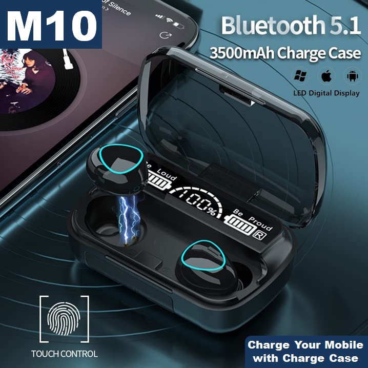M10 TWS Bluetooth Earbuds