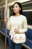 Stylish white Sling Bag