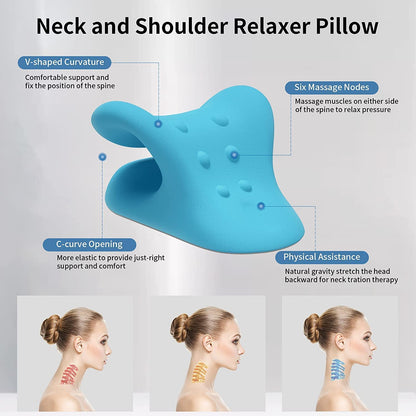 Neck and Shoulder Relaxer Neck Pillow Neck