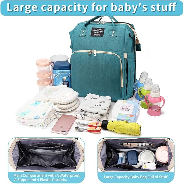 3 in 1 Baby Unisex Diaper Bag