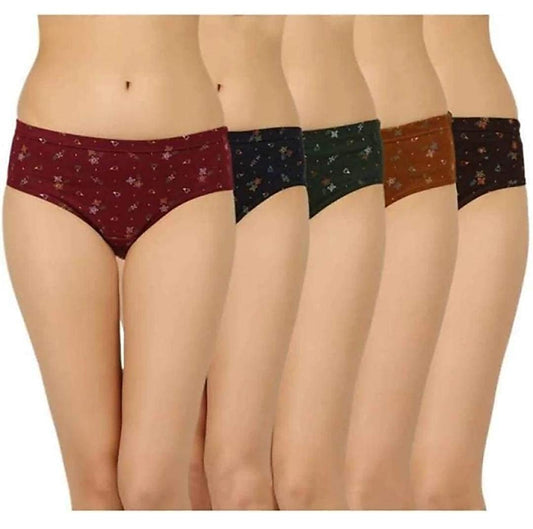 5 Pcs 100% Pure cotton brief panty