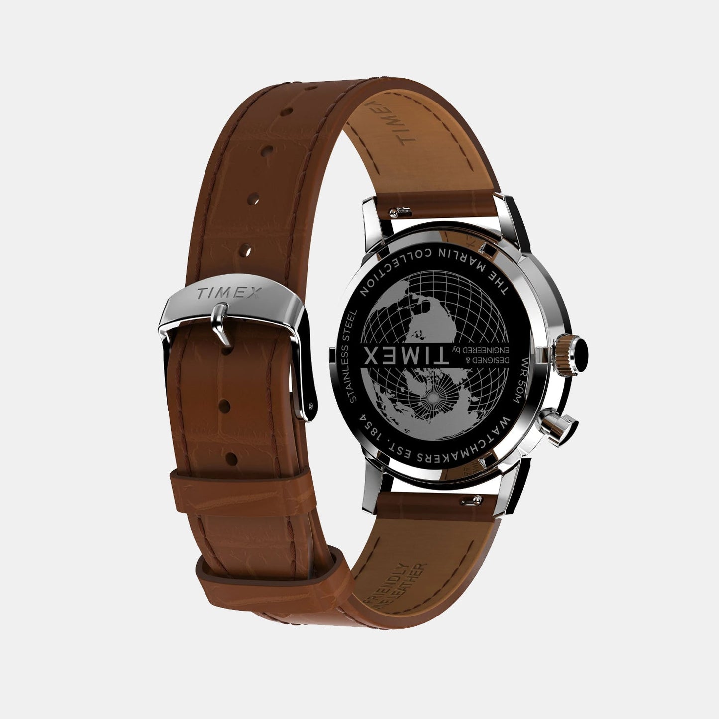 Green Dial Multi-Function Leather Watch TWEG26800