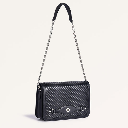 Soi Tresse Menue  Black Sling Bag