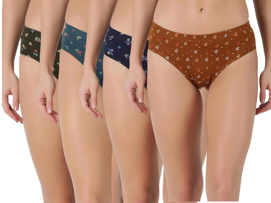 Panty for Women Panty Set Combo Pack of 4