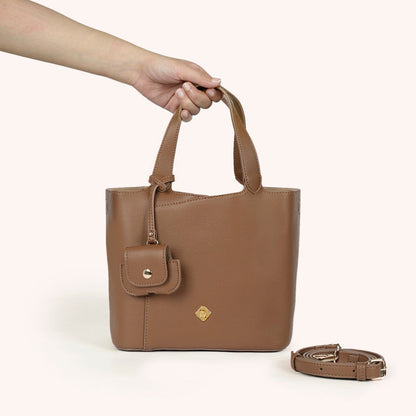 Nara Brown Tote sling bag
