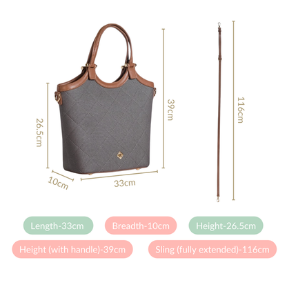 Terra Handbag With Sling bag