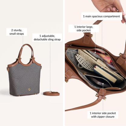 Terra Handbag With Sling bag