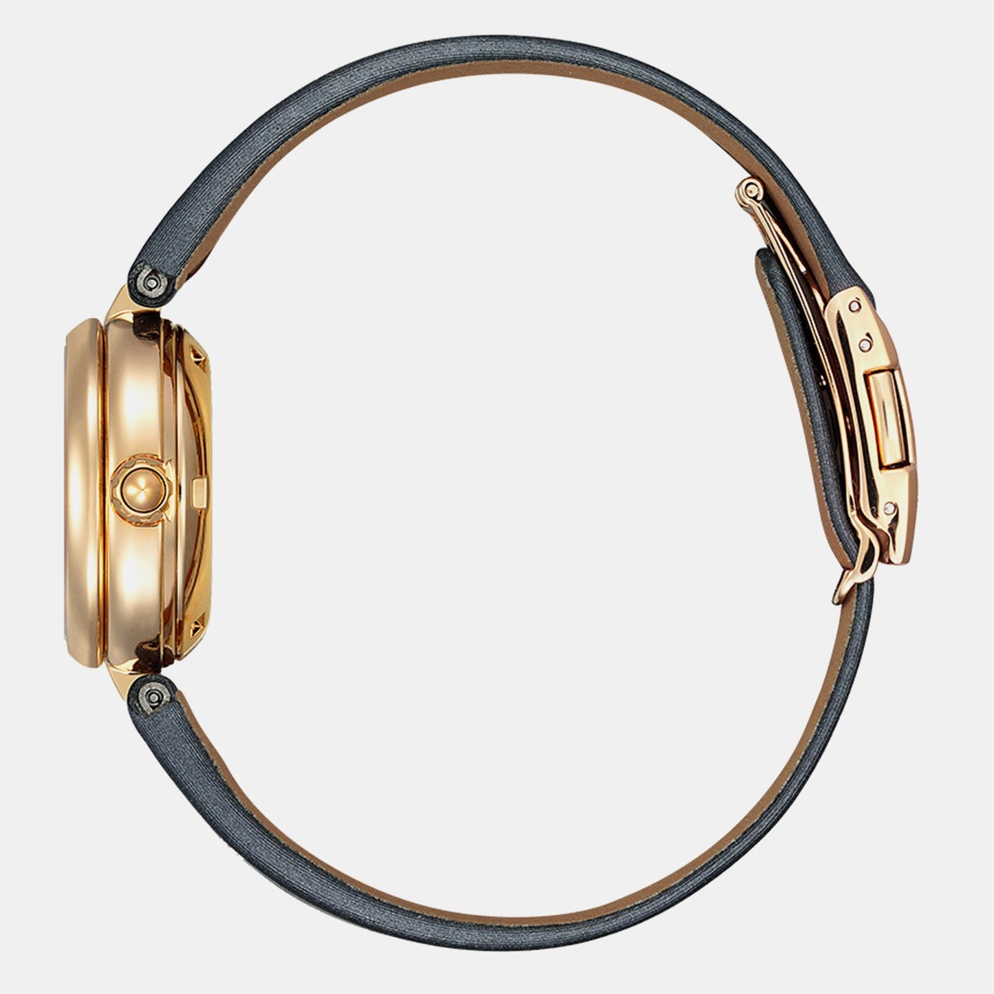 Automatic Black Dial Analog Leather Watch