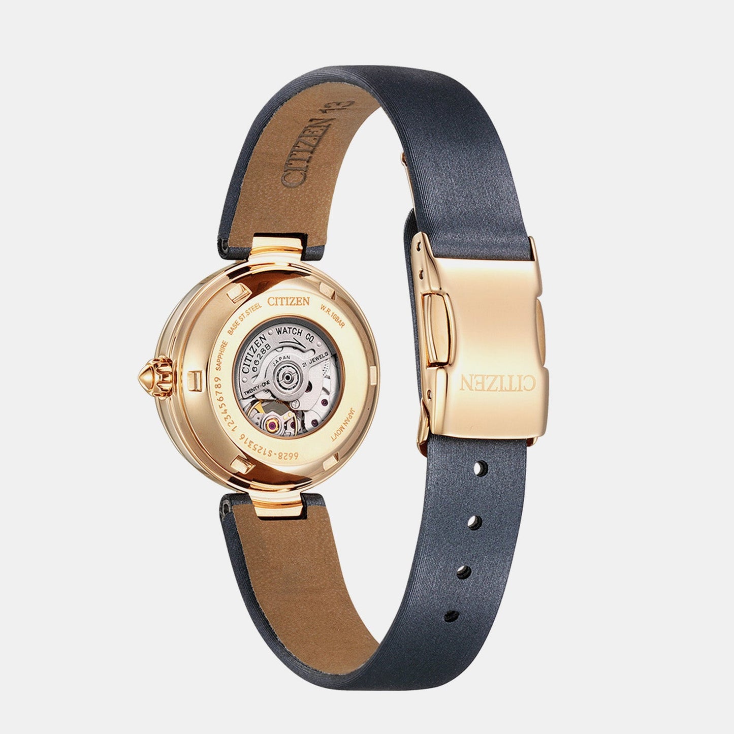 Automatic Black Dial Analog Leather Watch