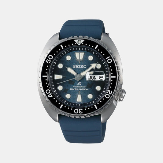 Blue Dial Analog Silicone Save the Ocean Special Edition Watch