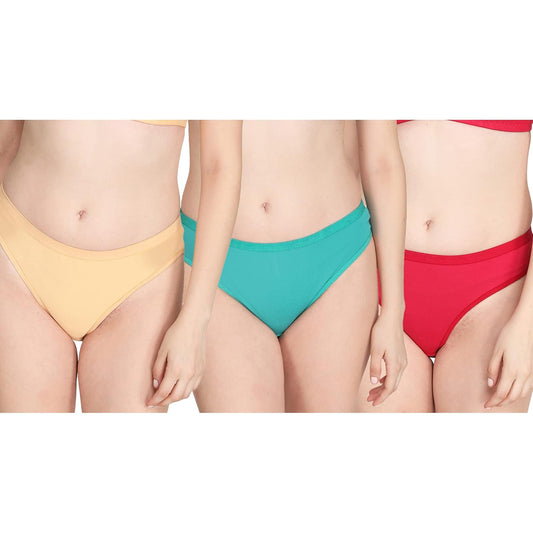 3 Pcs 100% Pure cotton brief panty