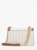Michael Kors Heather Small MK Logo Chain Crossbody Bag