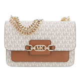 Michael Kors Heather Small MK Logo Chain Crossbody Bag
