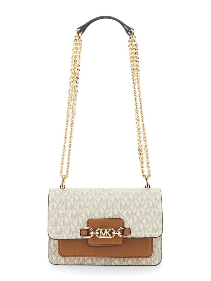 Michael Kors Heather Small MK Logo Chain Crossbody Bag