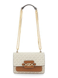 Michael Kors Heather Small MK Logo Chain Crossbody Bag