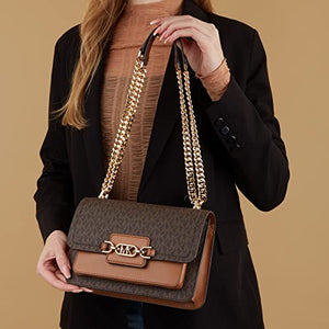 Michael Kors Heather Small MK Logo Chain Crossbody Bag